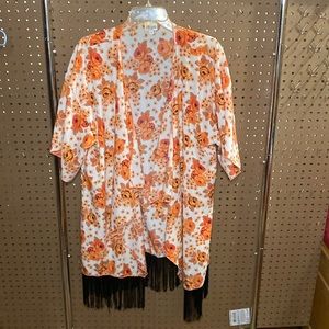 Lularoe orange and white Monroe